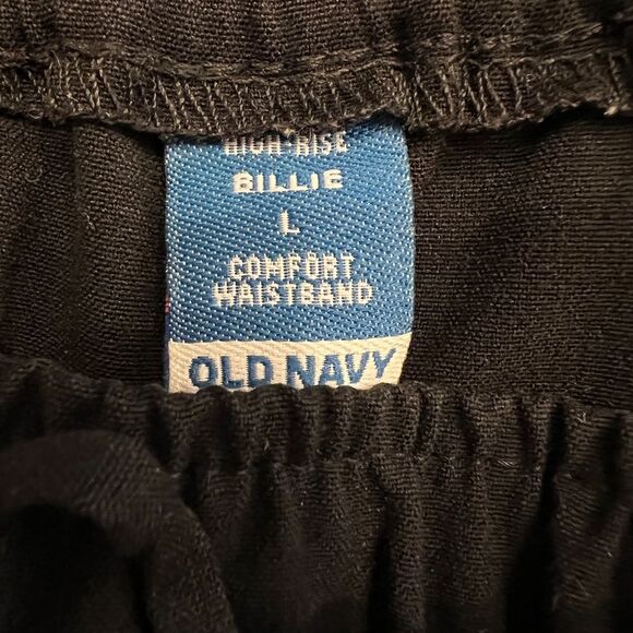 EUC Old Navy Billie High Rise Pull-On Pants – Black – Size Large - Picture 6 of 7